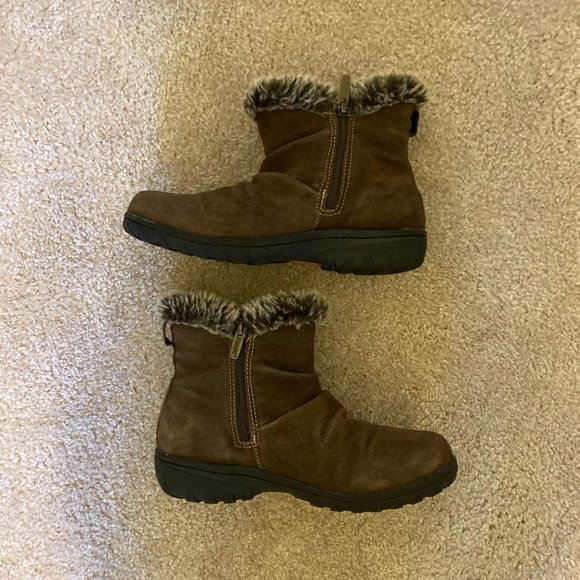 Khombu suede zip-up boots - hits at lower calf - Picture 3 of 4